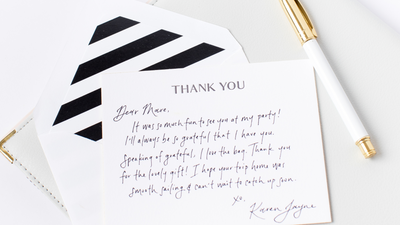 How to write thank you notes