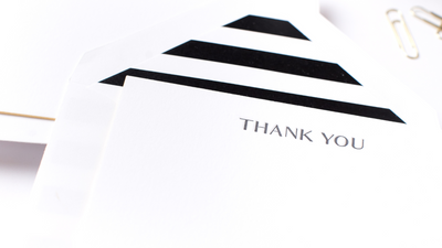 What to write: Thank you notes